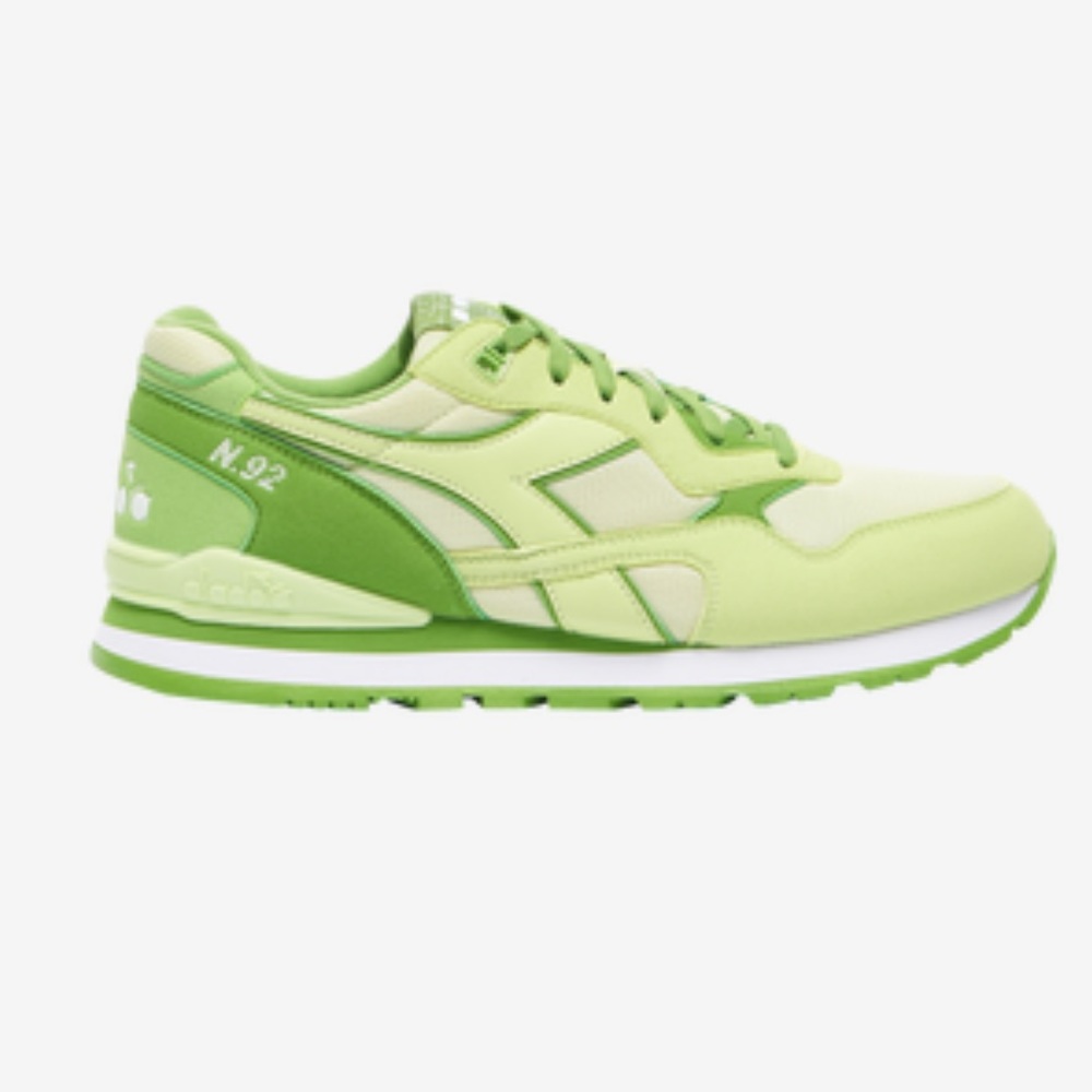 Diadora N92 Men's Grey/Green D0173 Men Size 8.5